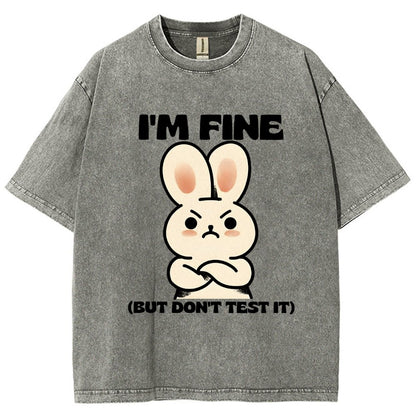 I'm Fine... Vintage Distressed T-shirt