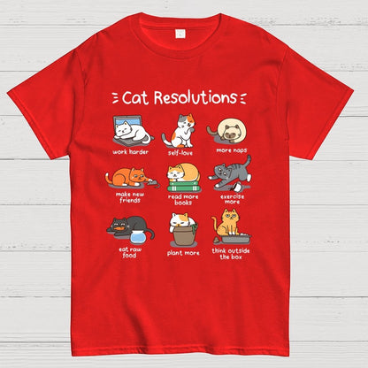 Cat Resolutions Geek T-Shirt