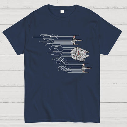 Microships – The Fastest Circuit in the Galaxy Geek T-Shirt