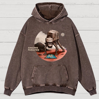 Board Game Analysis Paralysis Vintage Distressed Hoodie