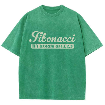 Fibonacci Funny Math Vintage Distressed T-shirt