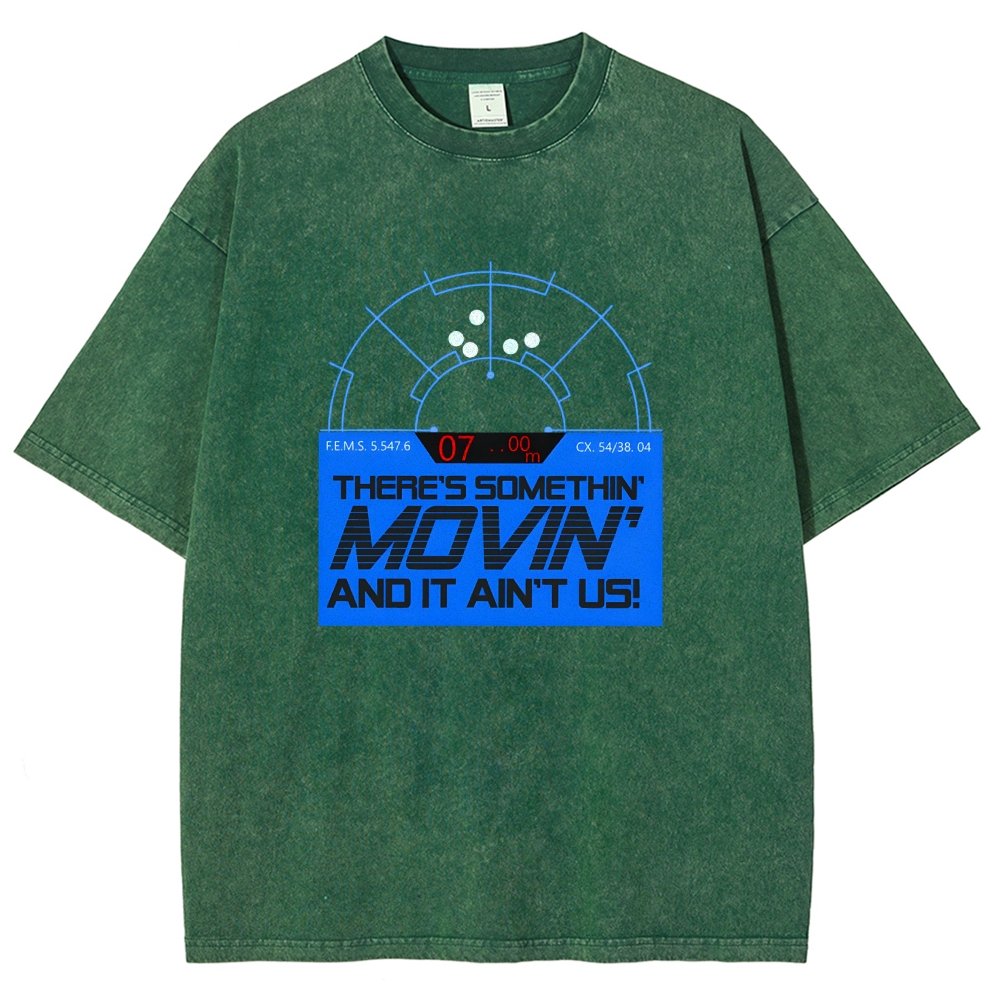 Motion Tracking - Somethin' Movin' Space Corps Vintage Distressed T-shirt