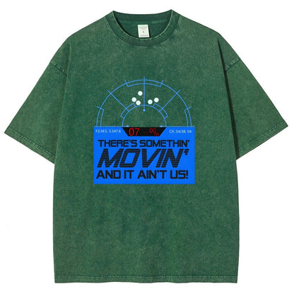 Motion Tracking - Somethin' Movin' Space Corps Vintage Distressed T-shirt