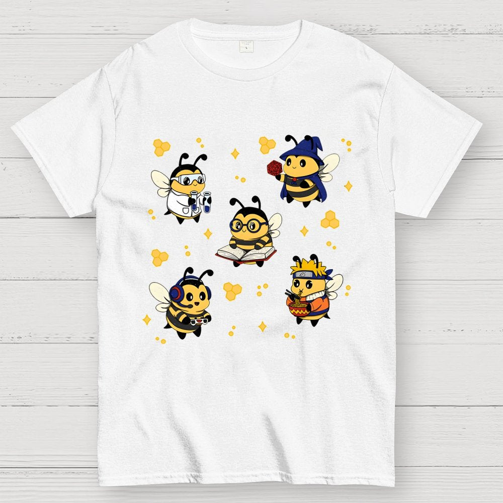 Nerdy Bees Squad Geek T-Shirt