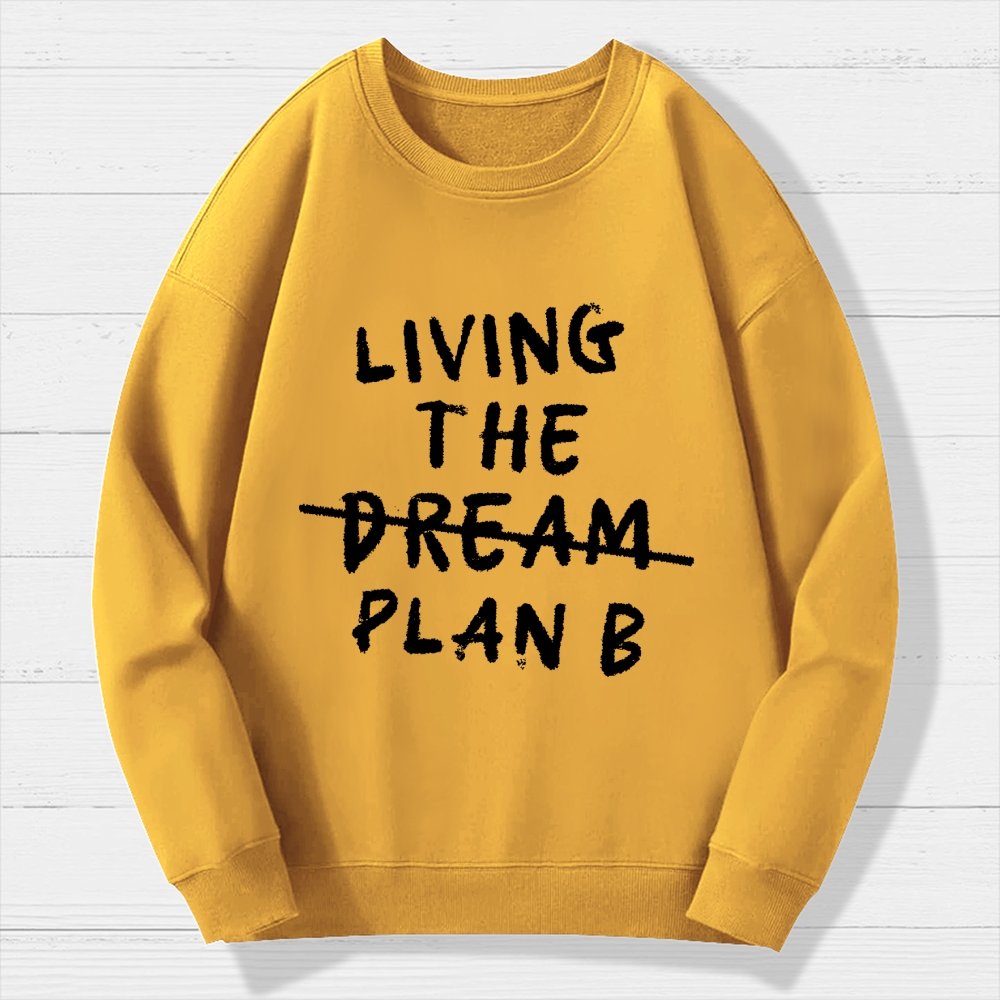 Living Plan B Geek Cotton Sweatshirt