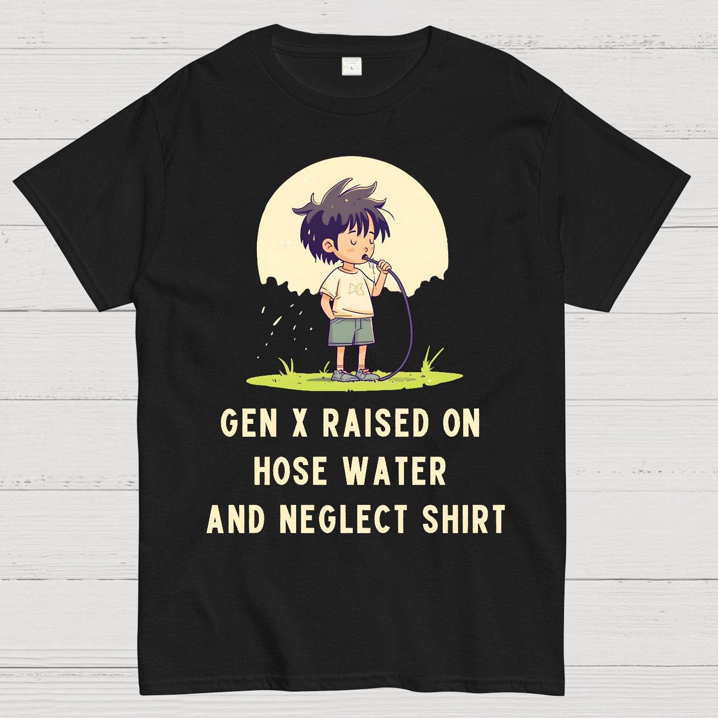 Gen X Raised On Hose Water And Neglect Geek T-Shirt