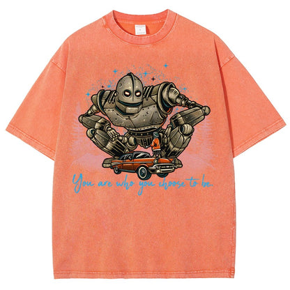 You Are Who You Choose To Be Vintage Distressed T-shirt