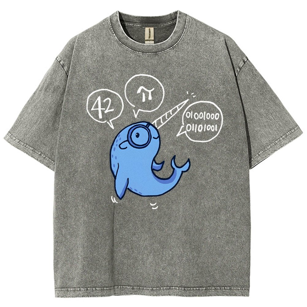 42-π Vintage Distressed T-shirt