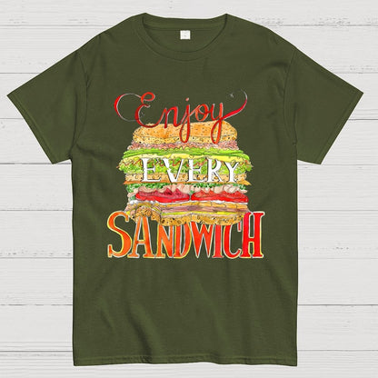 Enjoy Every Sandwich Geek T-Shirt