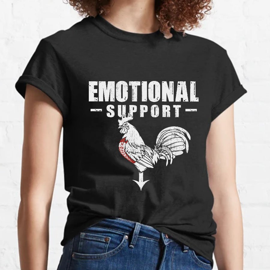 Emotional Support Cock Geeky T-Shirt