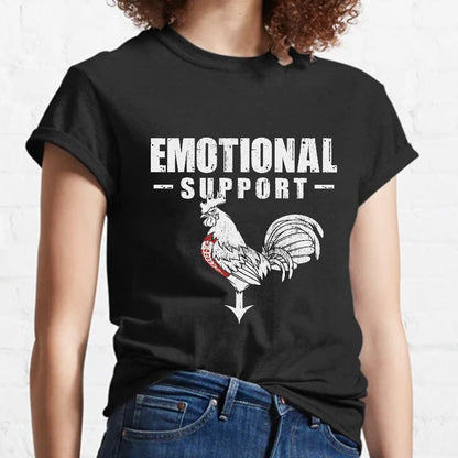 Emotional Support Cock Geeky T-Shirt