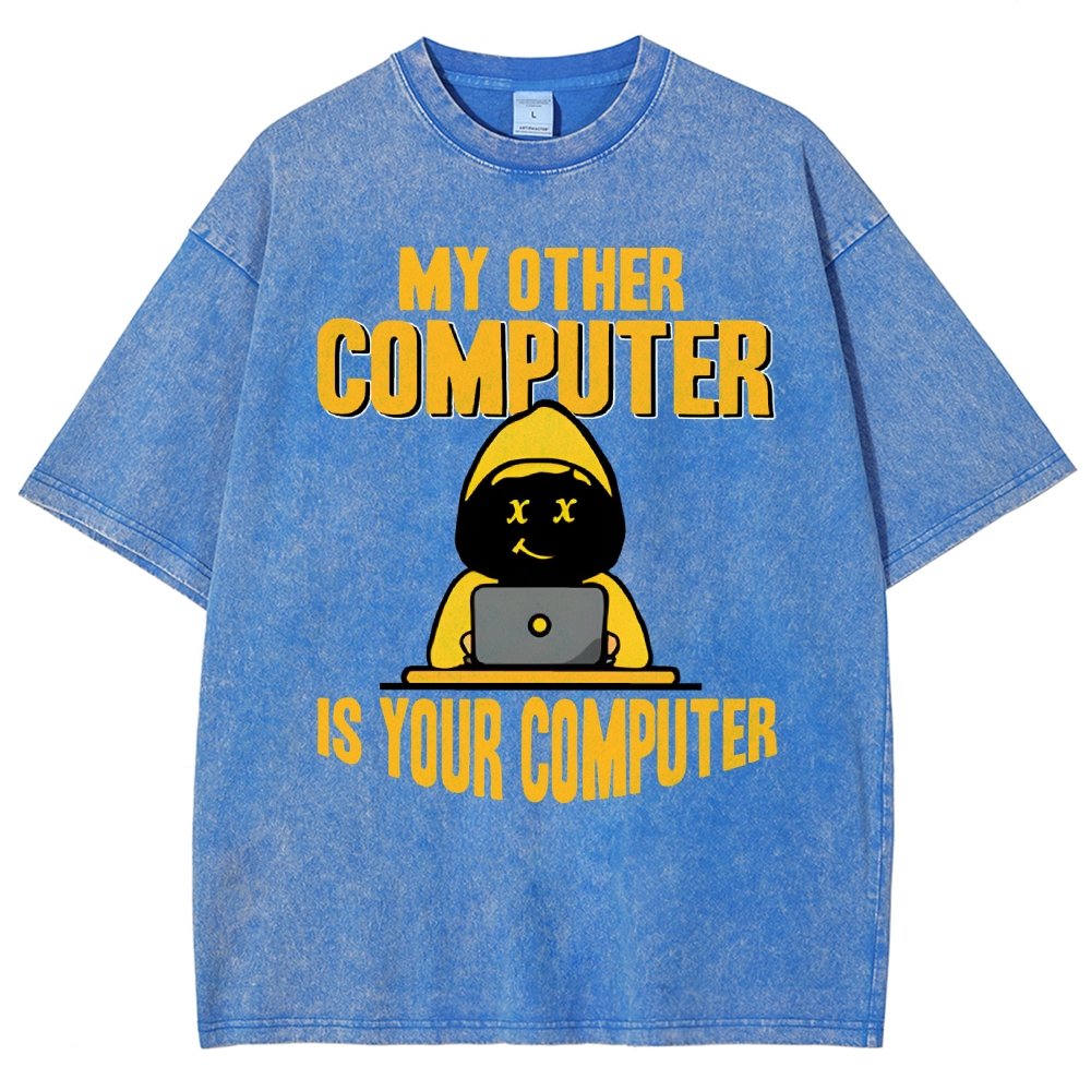 Hacker - My Other Computer Is Your Vintage Distressed T-shirt