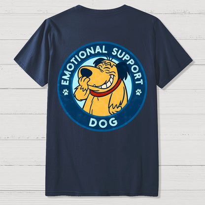 Dog Support Or Not? Back-printed Geek T-shirt