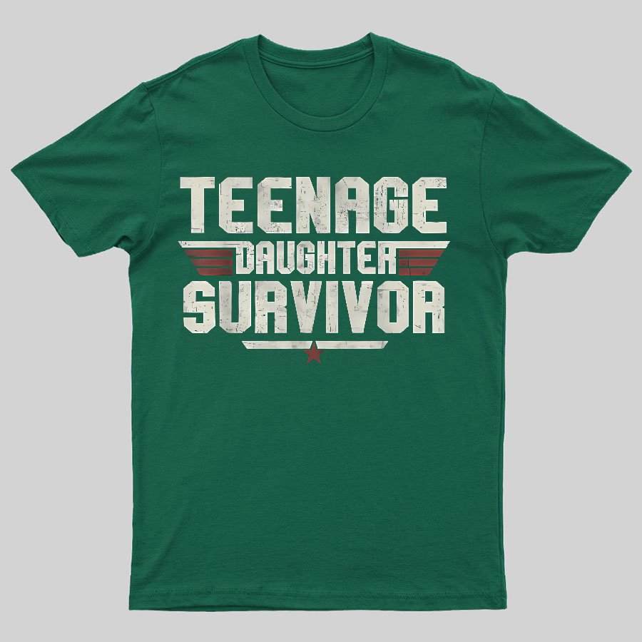 Teenage Daughter Survivor Vintage Geeky T-Shirt