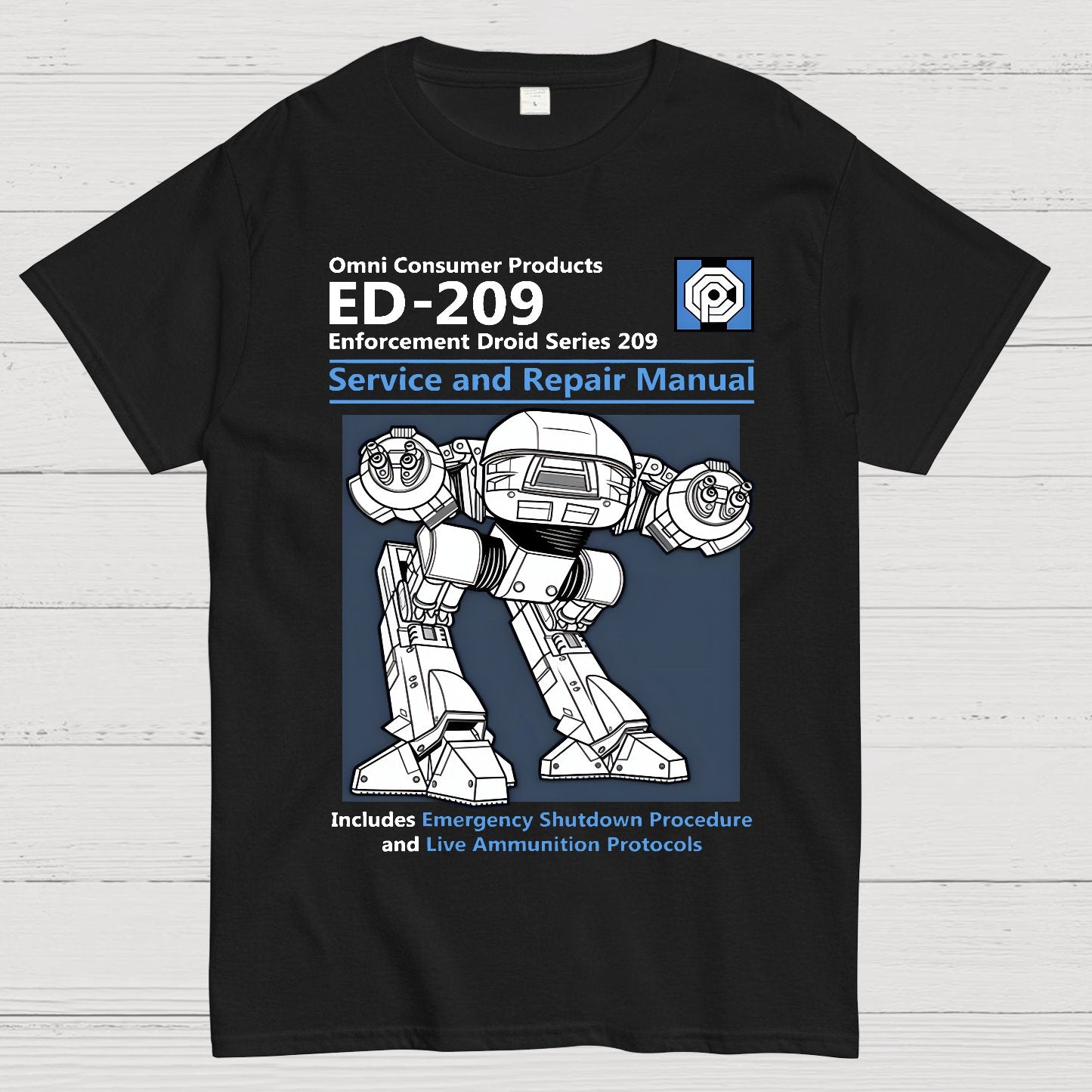 ED209 Service and Repair Manual Geek T-Shirt
