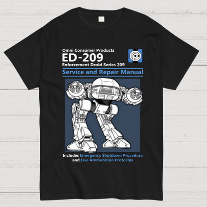 ED209 Service and Repair Manual Geek T-Shirt