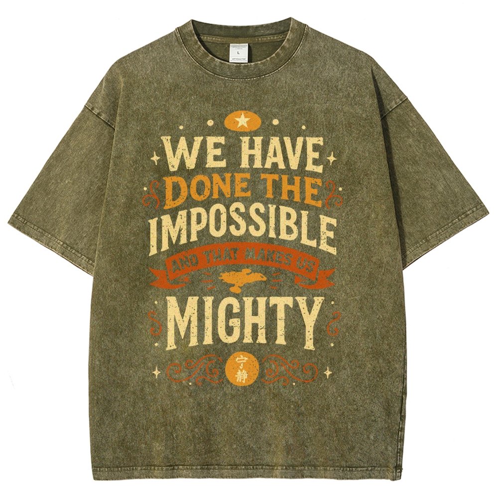 Mighty Heroes Vintage Distressed T-shirt