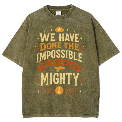 Mighty Heroes Vintage Distressed T-shirt