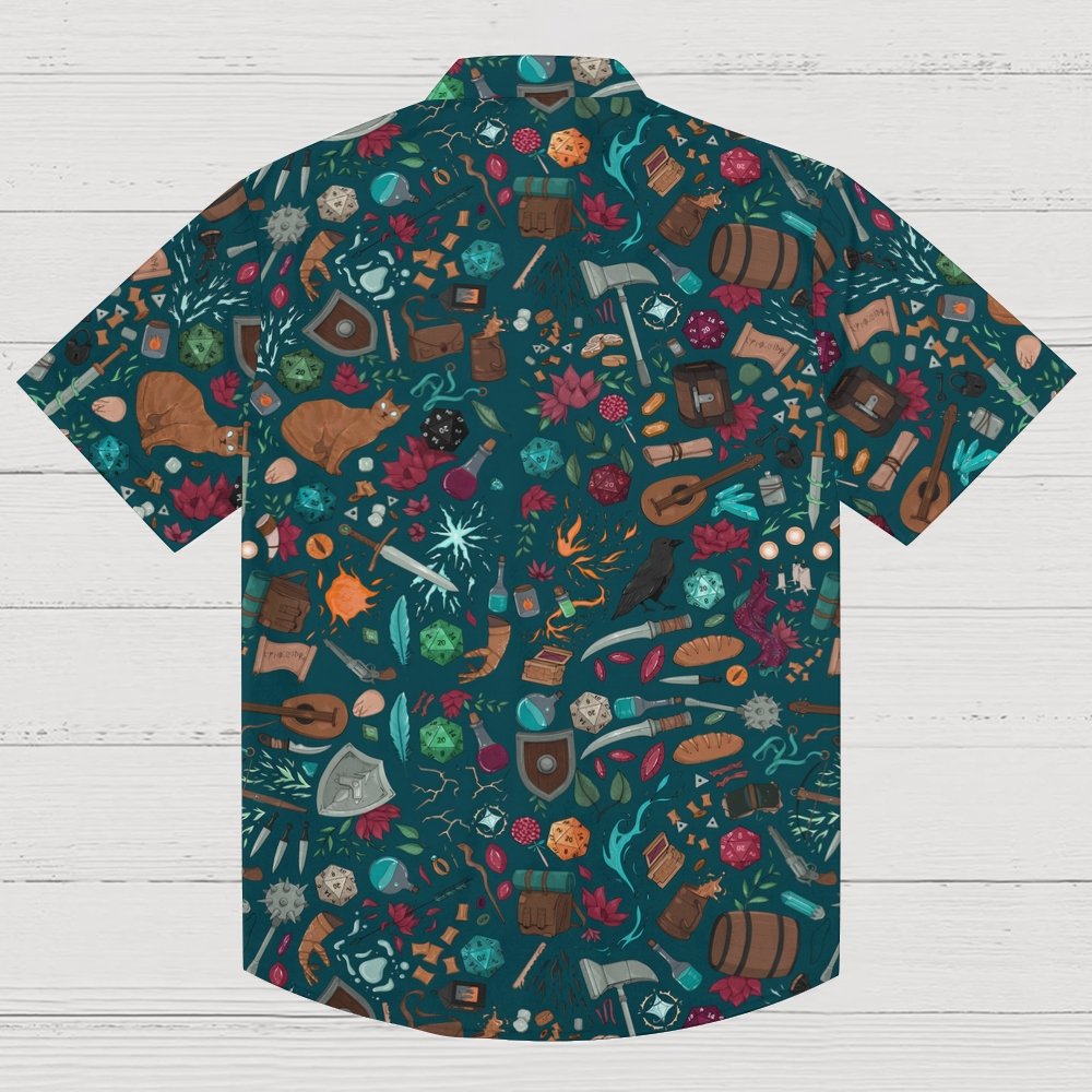 Magic Dice Forest Geeky Shirt