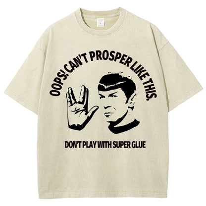 Oops! Can’t prosper like this Vintage Distressed T-shirt