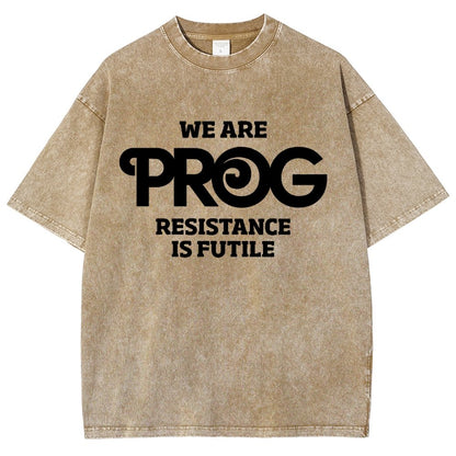 We Are Persistence Is Futile  Vintage Distressed T-shirt