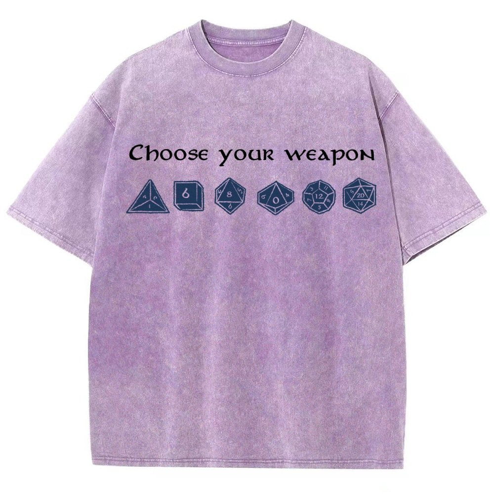 Choose your weapon Vintage Distressed T-shirt