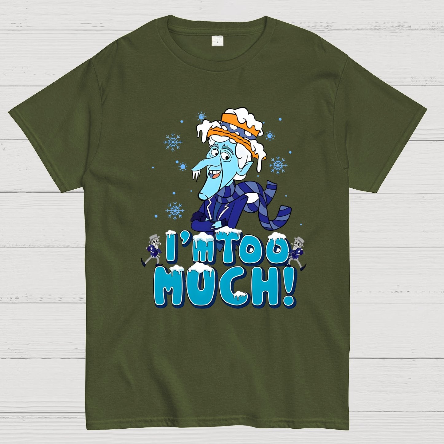 Winter Brothers' Christmas Matching I'm Too Much Geek T-Shirt