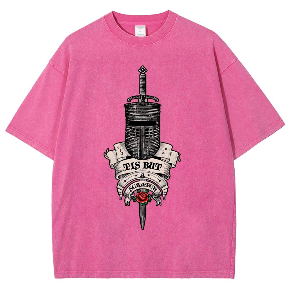 It is but a scratch. Vintage Distressed T-shirt