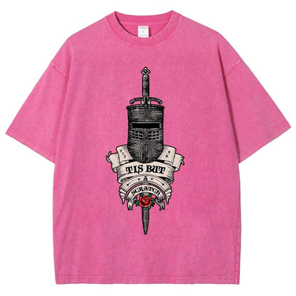 It is but a scratch. Vintage Distressed T-shirt