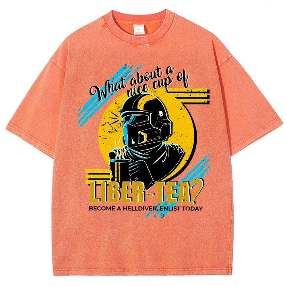 What About A Cup Of Liber-Tea Vintage Distressed T-shirt