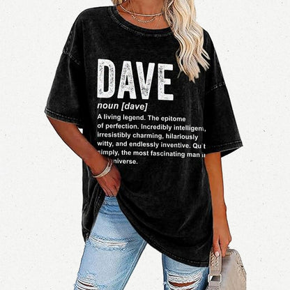 Dave Definition  Funny Dave Vintage Distressed T-shirt