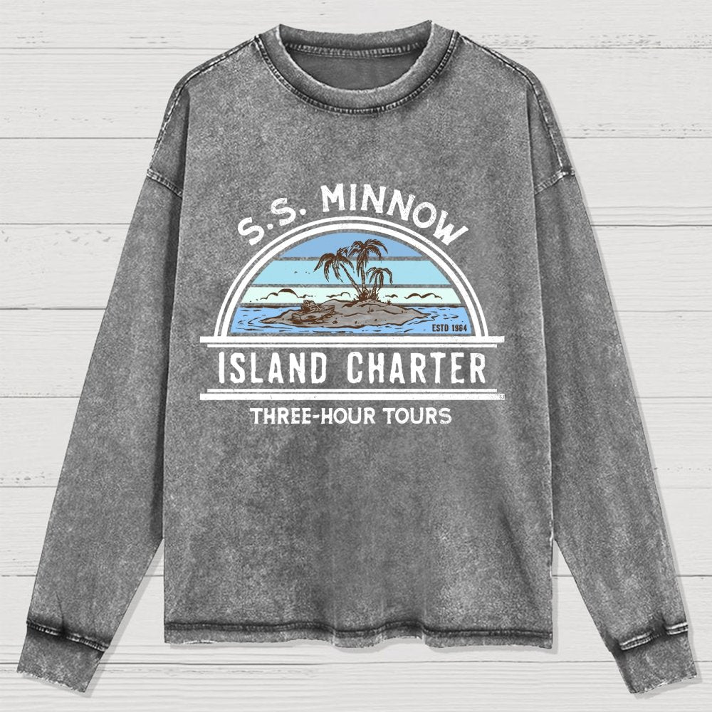 Tour 3 Hours Washed Long Sleeve Tee