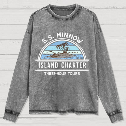 Tour 3 Hours Washed Long Sleeve Tee