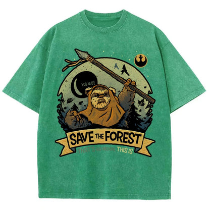 Save The Mystic Grove Vintage Distressed T-shirt