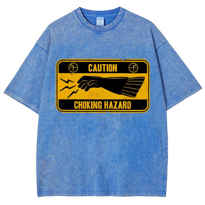 Choke Hazard Vintage Distressed T-shirt