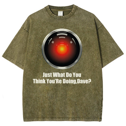 What Do You Think You’Re Doing,Dave? Vintage Distressed T-shirt