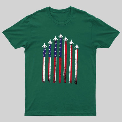 Flag 4th of July Geeky T-Shirt