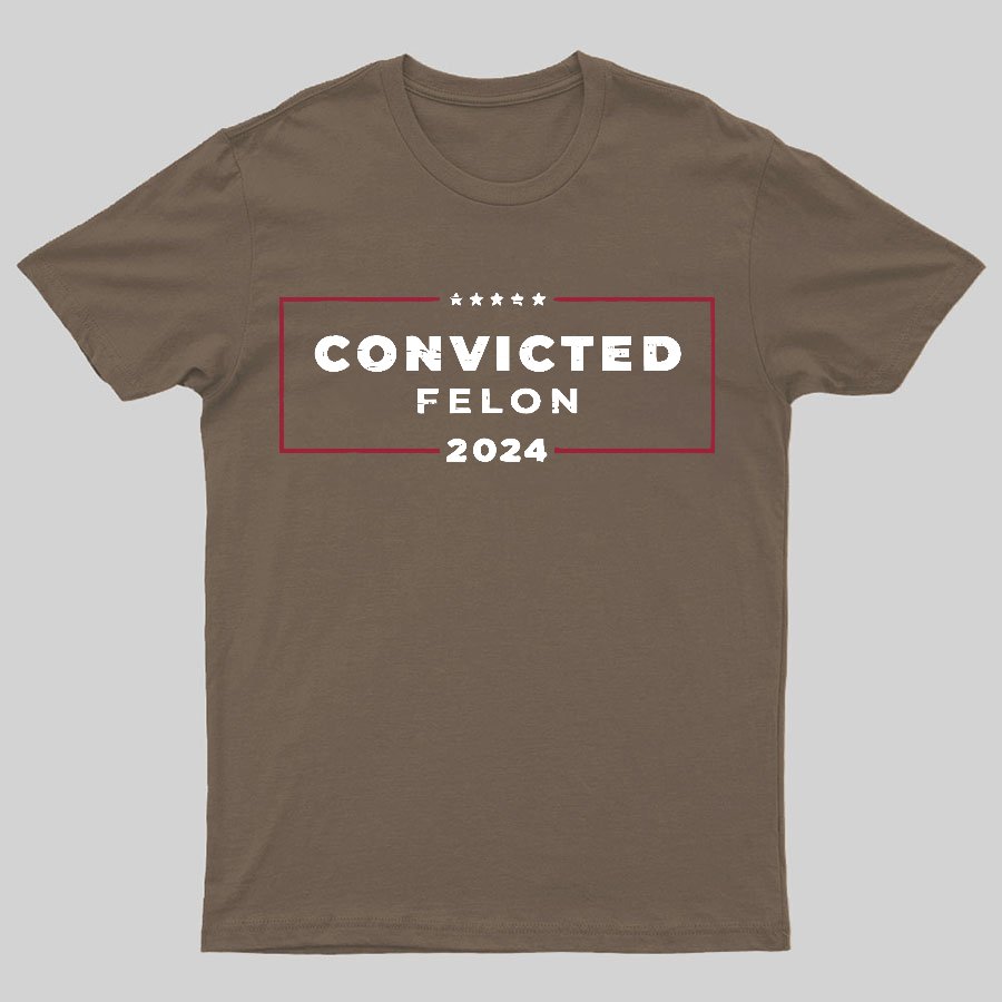 2024 Convicted Felon Geeky T-Shirt