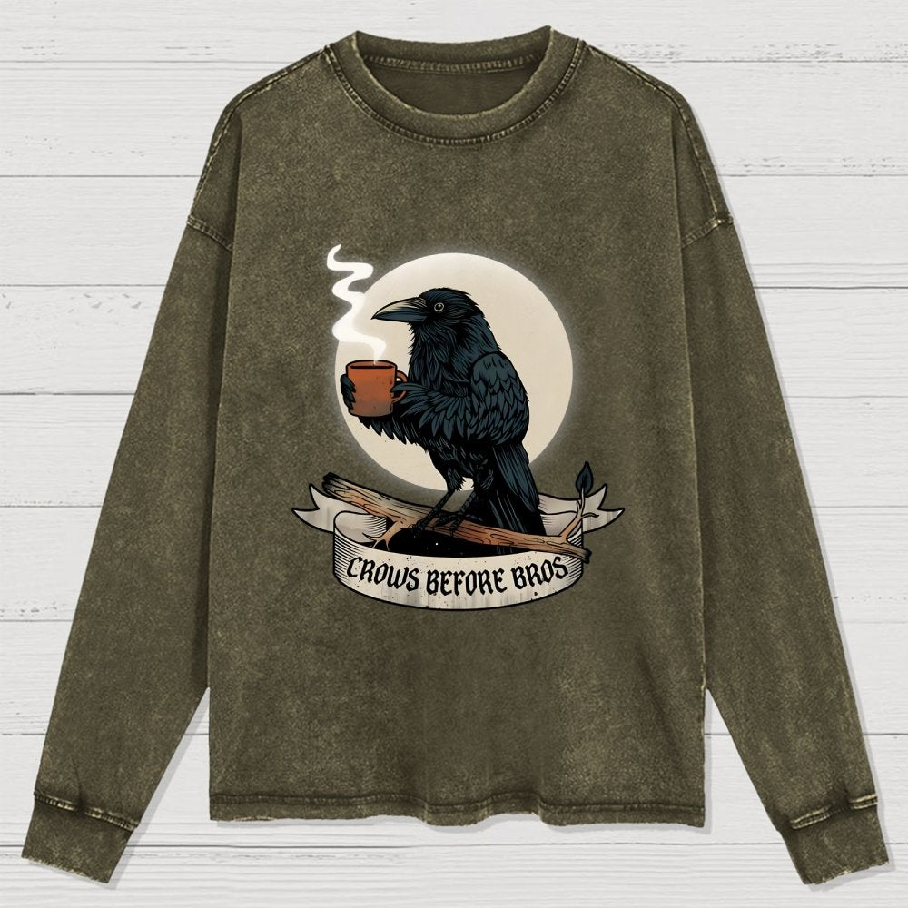 Crows Before Crows Washed Long Sleeve Tee