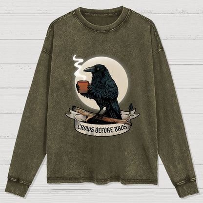 Crows Before Crows Washed Long Sleeve Tee