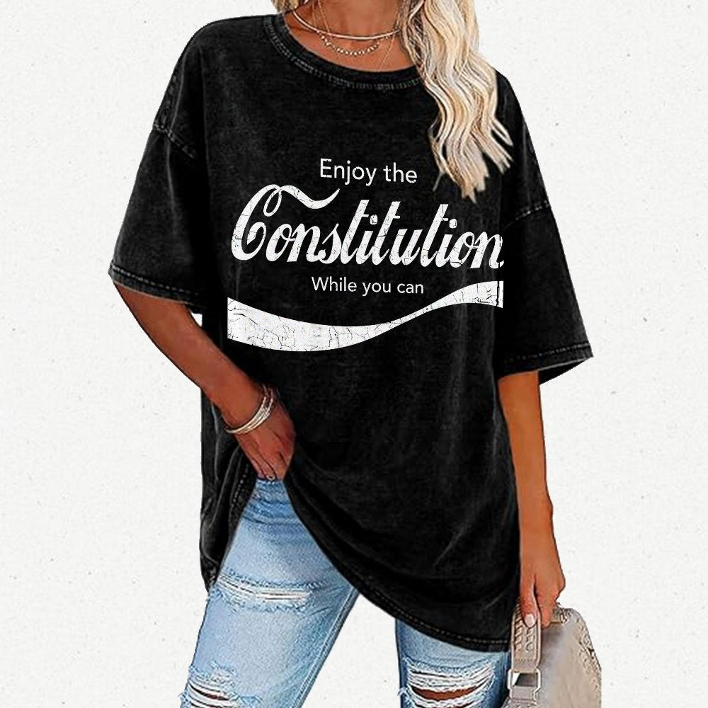 Constitution Cola Vintage Distressed T-shirt