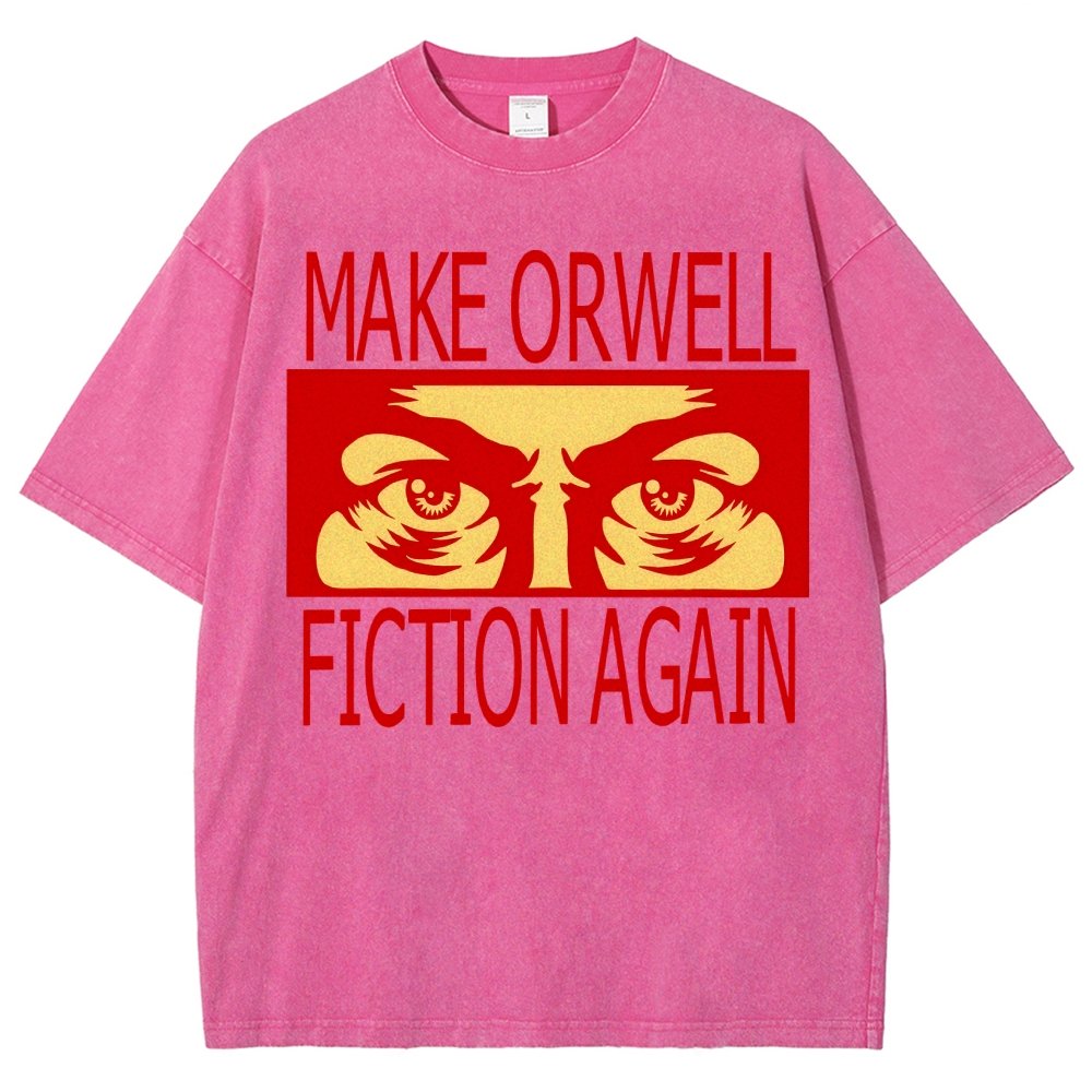 Make Orwell fiction again Vintage Distressed T-shirt