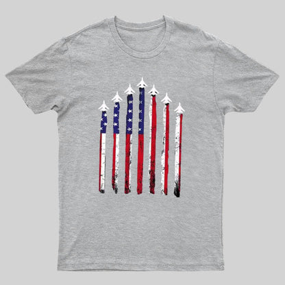 Flag 4th of July Geeky T-Shirt