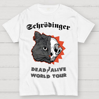 Schrodinger -Dead   Alive World Tour Geek T-Shirt