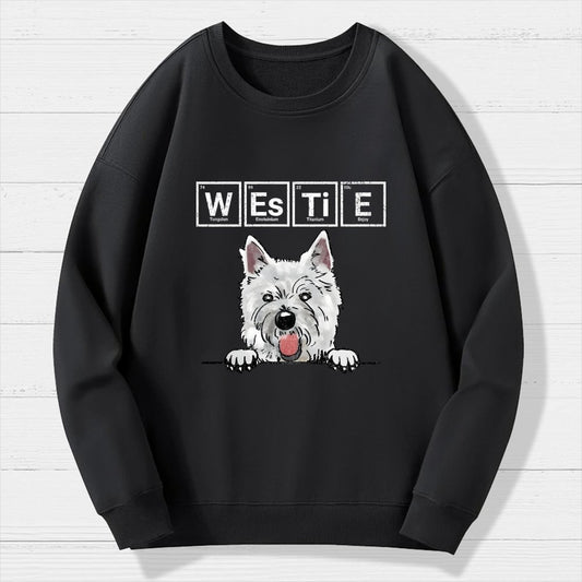 Periodic Table of Dogs  Dog Lover  Funny Science Geek Cotton Sweatshirt