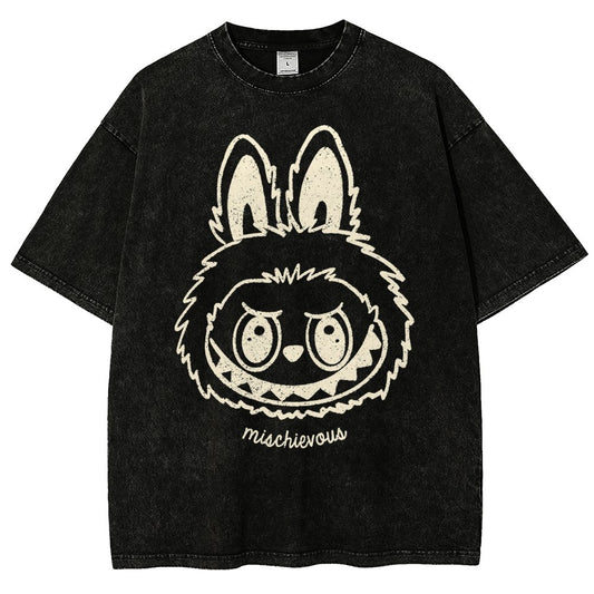 Le Boo Boo Vintage Distressed T-shirt