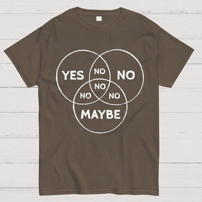 Venn In Doubt Say No Geek T-Shirt