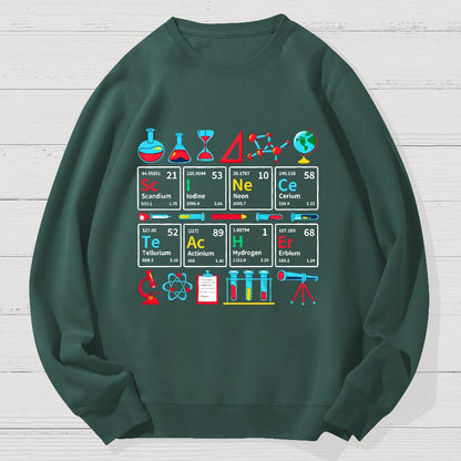 Teaching Science Geek Cotton Sweatshirt