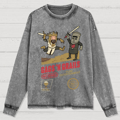 Gags 'n Grails Washed Long Sleeve Tee