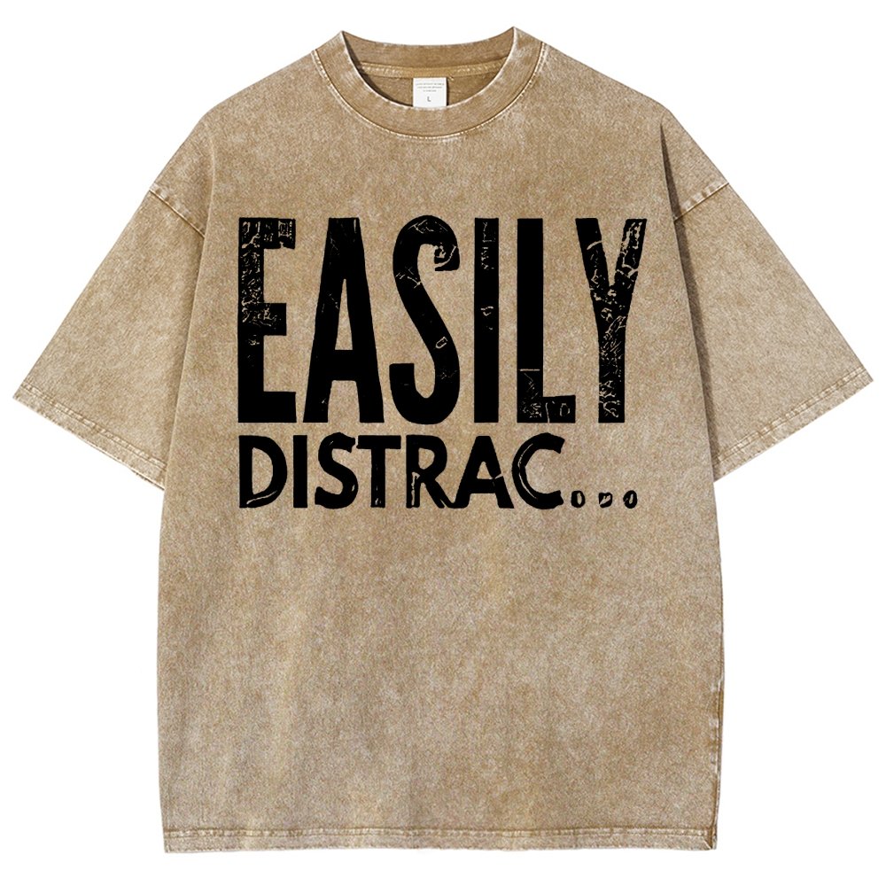 ADHD OCD Awareness Vintage Distressed T-shirt